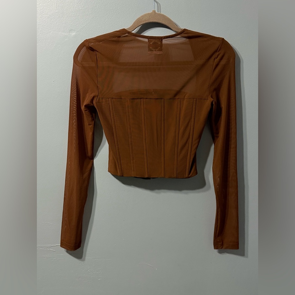 With Jean Corset Al Top in CB chocolate‎ size xxs - Picture 3 of 7